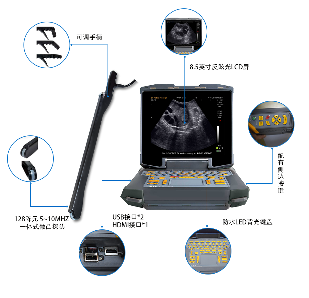 高清牛馬活體采卵儀細節展示